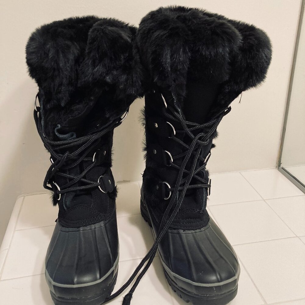 Khombu  Upper Leather woman Boots